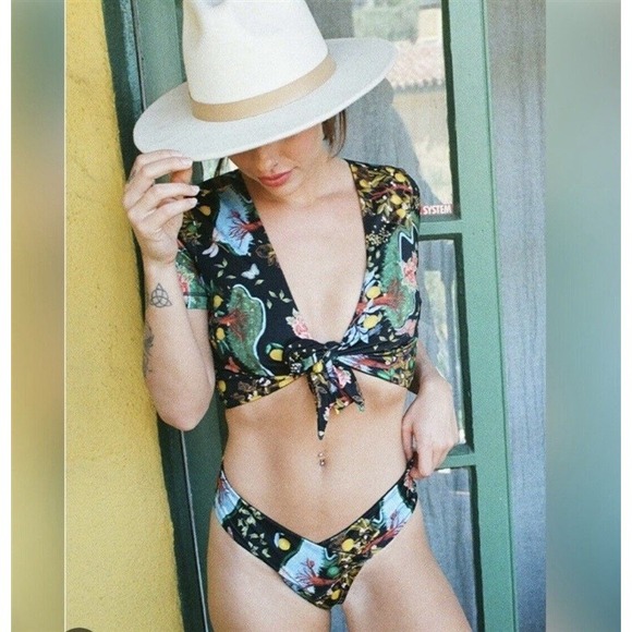 Hot As Hell Other - NWT Free People HAH Hot As Hell M All Tied Up Kyoto Kimono Reversible Top 121071